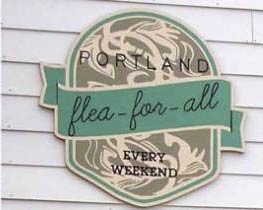 Portland Flea for All sign