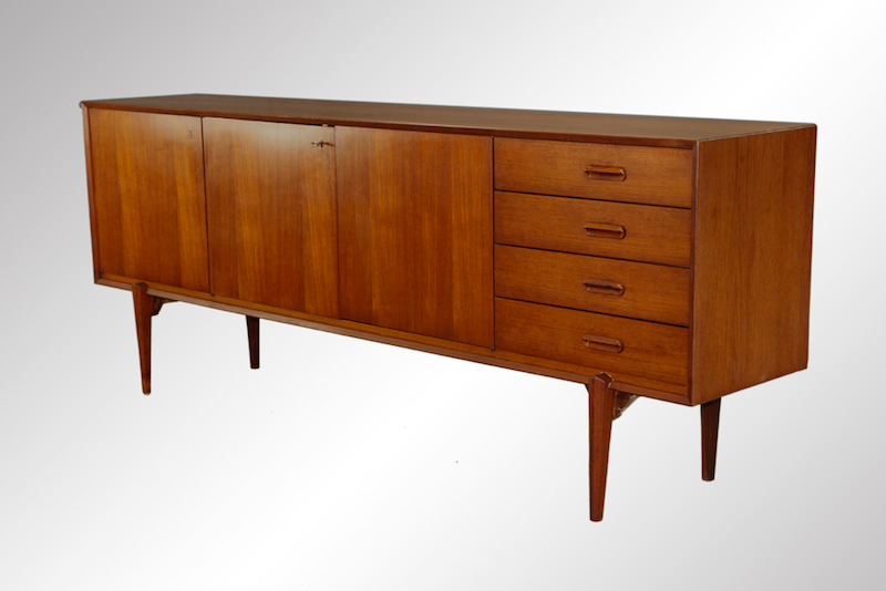 Danish Modern Teak Credenza from Vintage Danish Modern